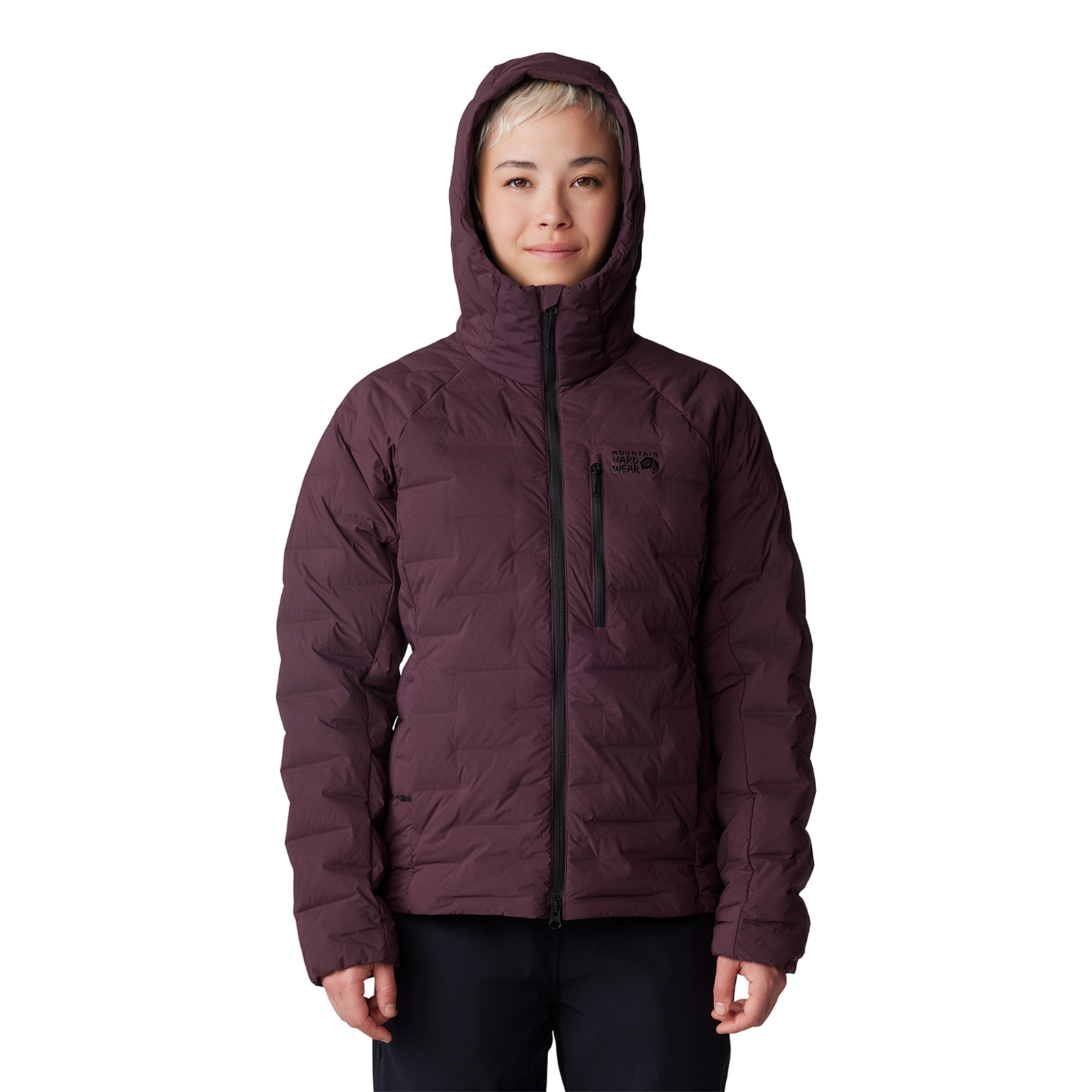 Mountain Hardwear W Stretchdown™ Hoody, Blackberry 513, Grösse: XS