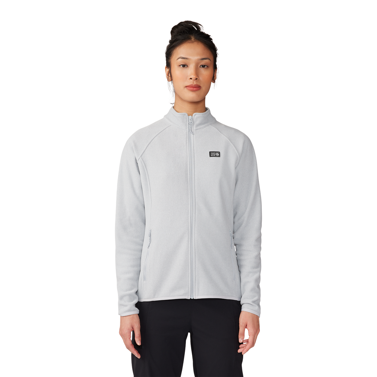Mountain Hardwear W Microchill™ Full Zip Jacket, Glacial heather 097, Grösse: XS