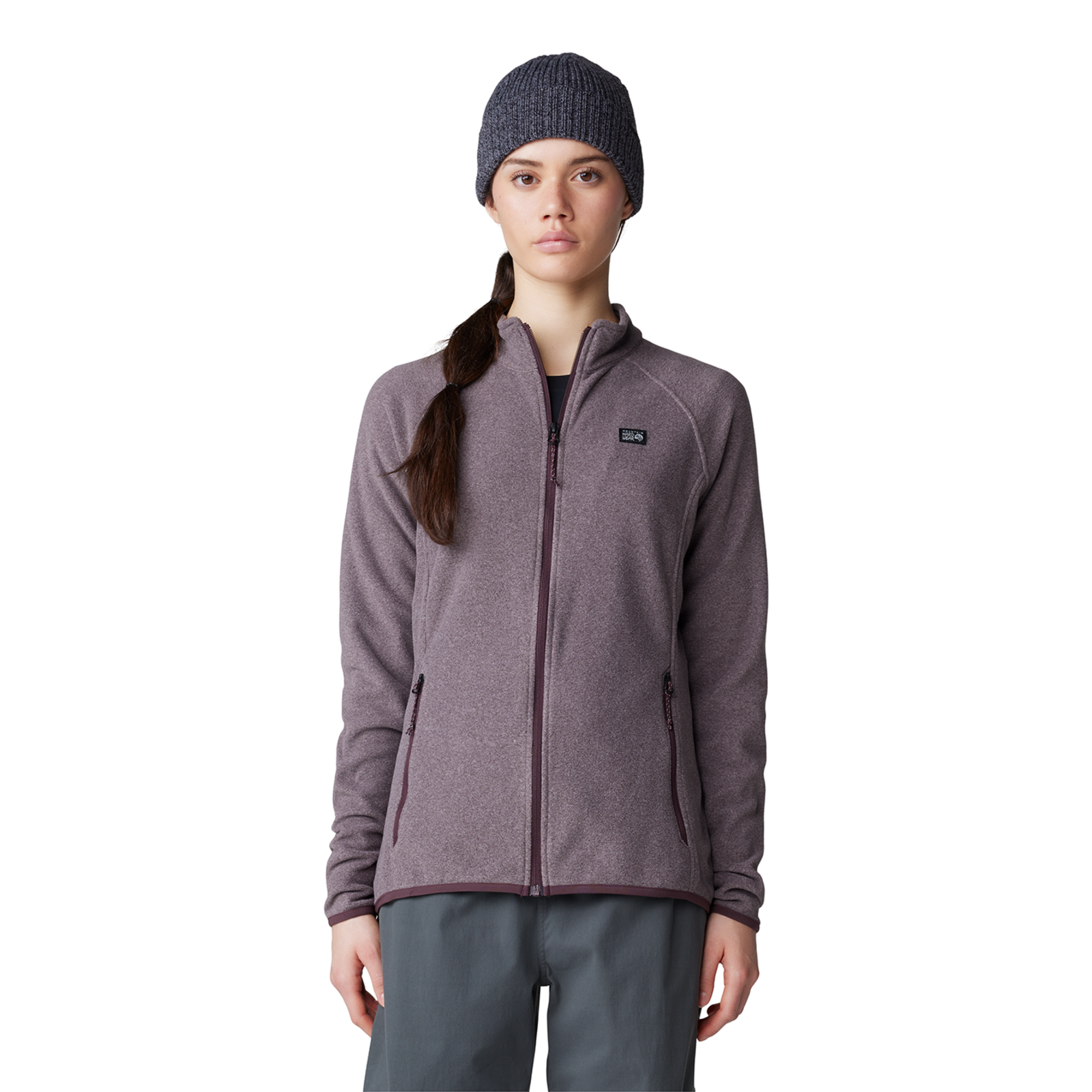 Mountain Hardwear W Microchill™ Full Zip Jacket, Blackberry heather 513, Grösse: S