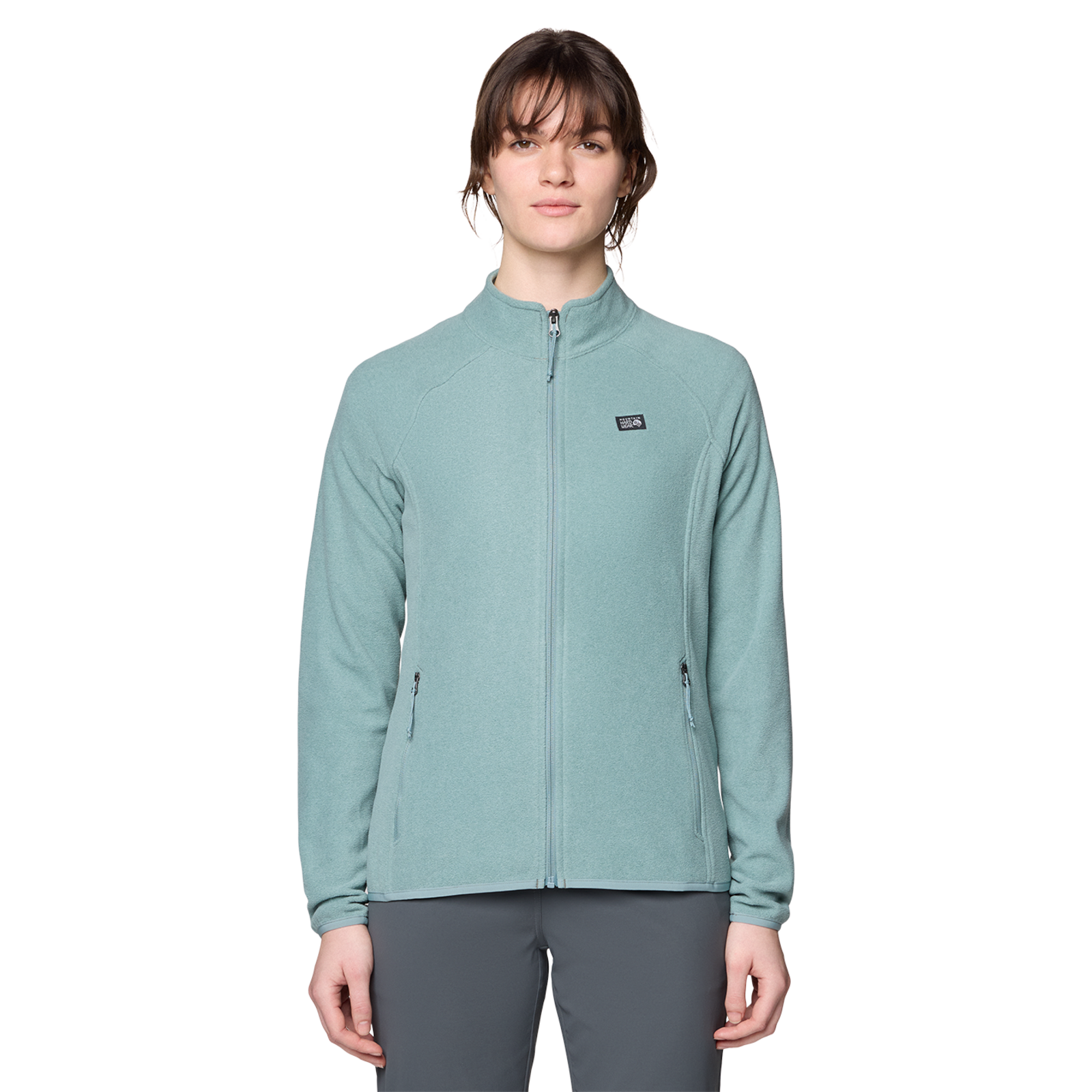 Mountain Hardwear W Microchill™ Full Zip Jacket, Blue sage heather 460, Grösse: XS
