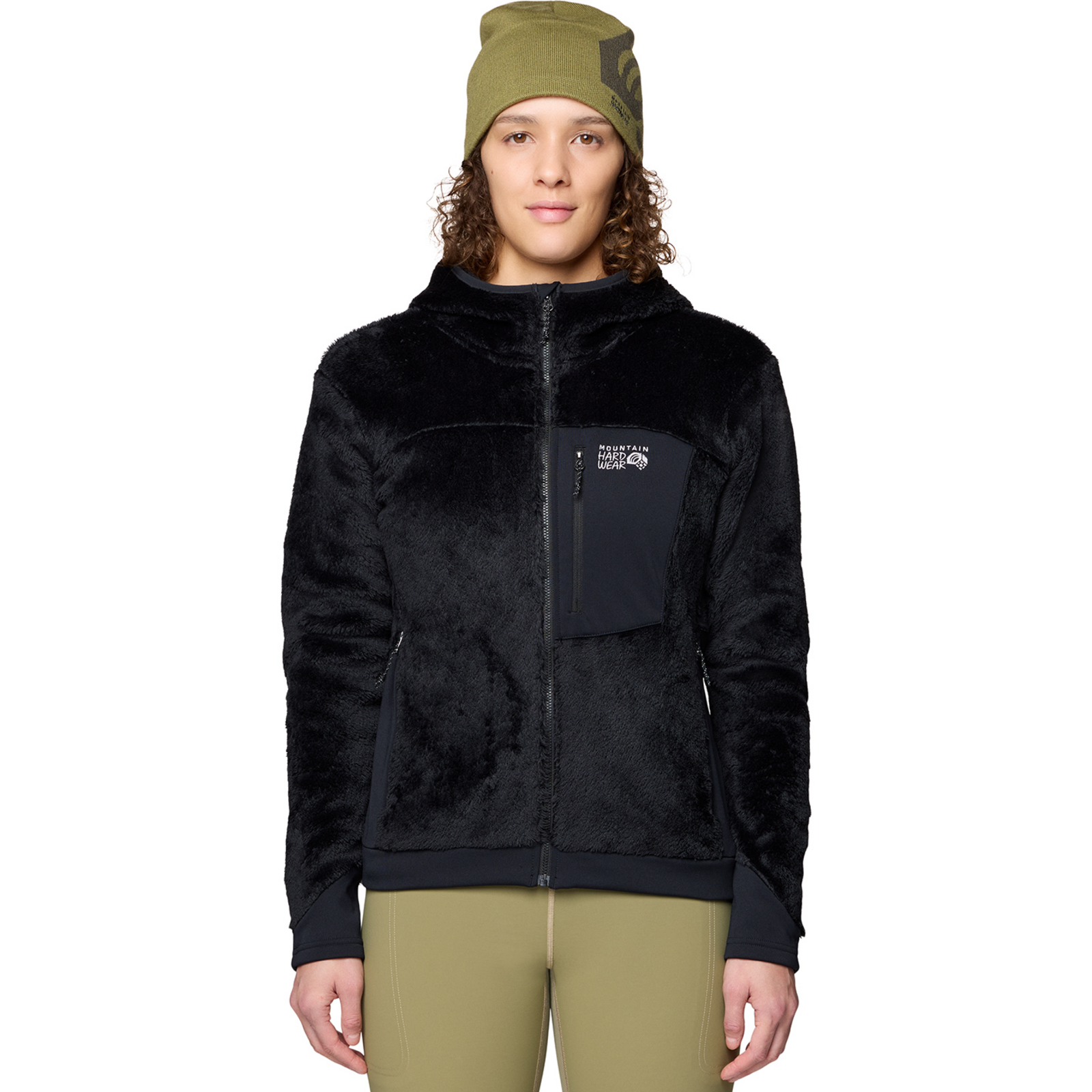 Image of Mountain Hardwear W Polartec® High Loft™ Hooded Jacket, schwarz, Grösse: XS