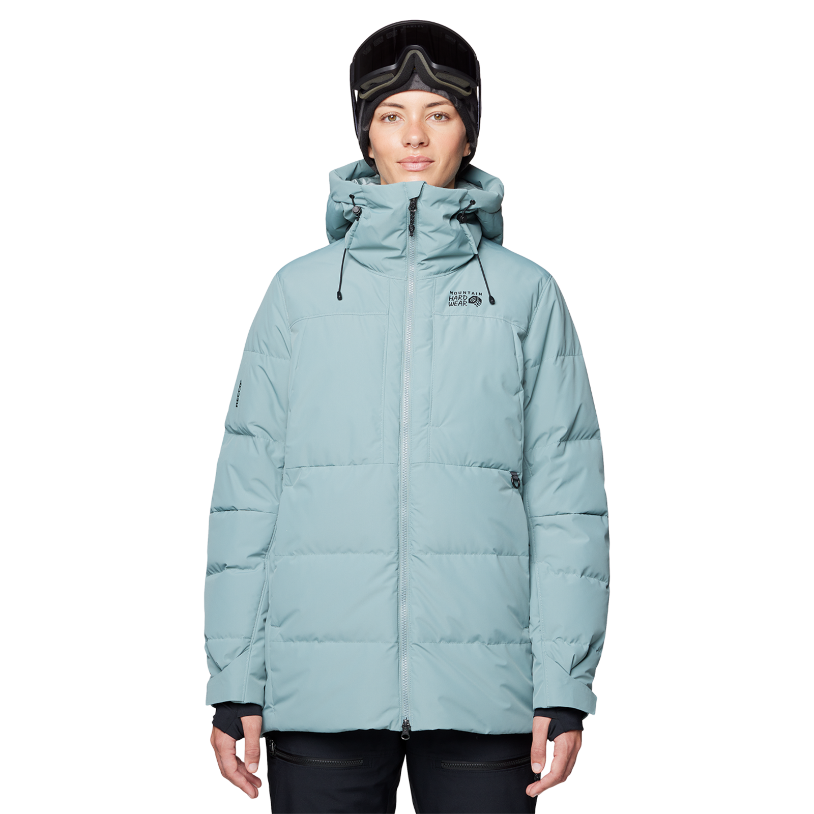 Mountain Hardwear W Powder Maven™ Down Jacket, Blue sage 460, Grösse: XS