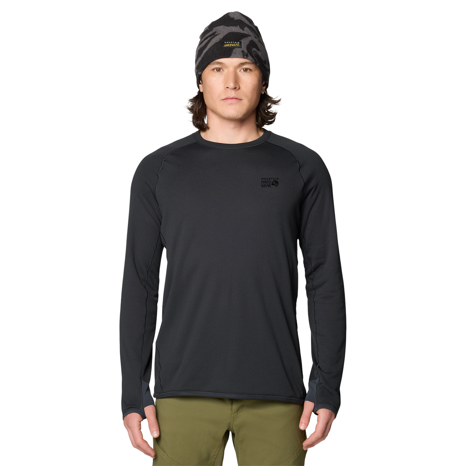 Mountain Hardwear M Airmesh™ Long Sleeve, schwarz, Grösse: L