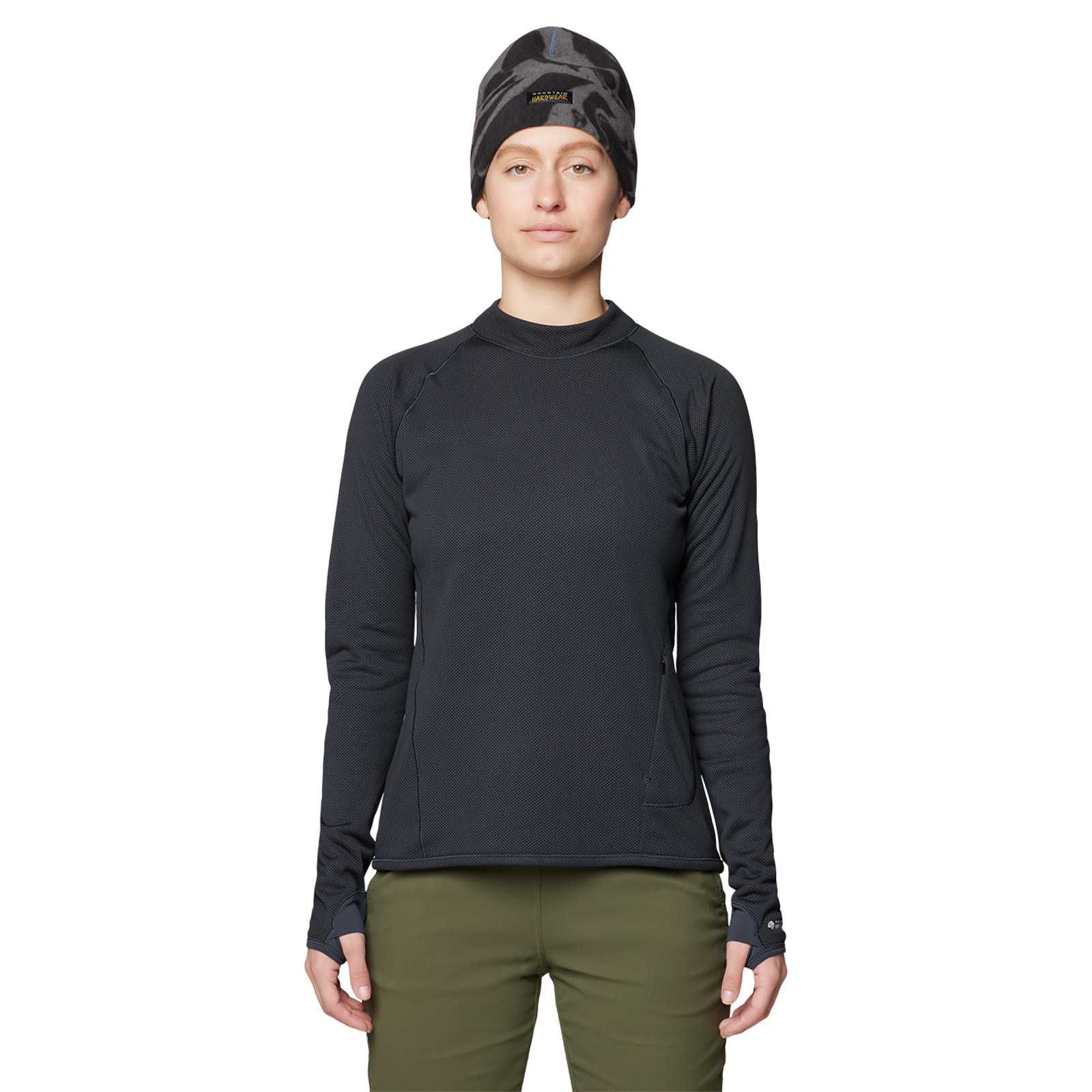 Mountain Hardwear W Airmesh™ Long Sleeve, schwarz, Grösse: XS