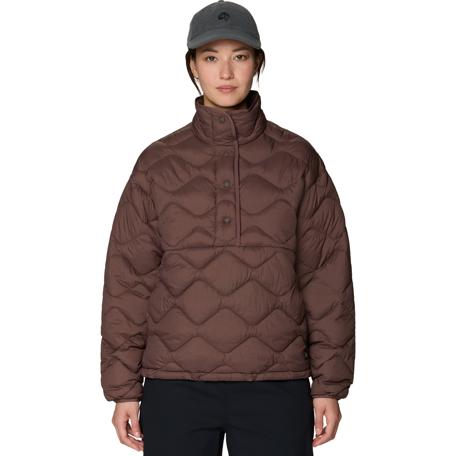 Image of Mountain Hardwear W Seek Out™ Snap Neck Pullover, Carob 219, Grösse: M
