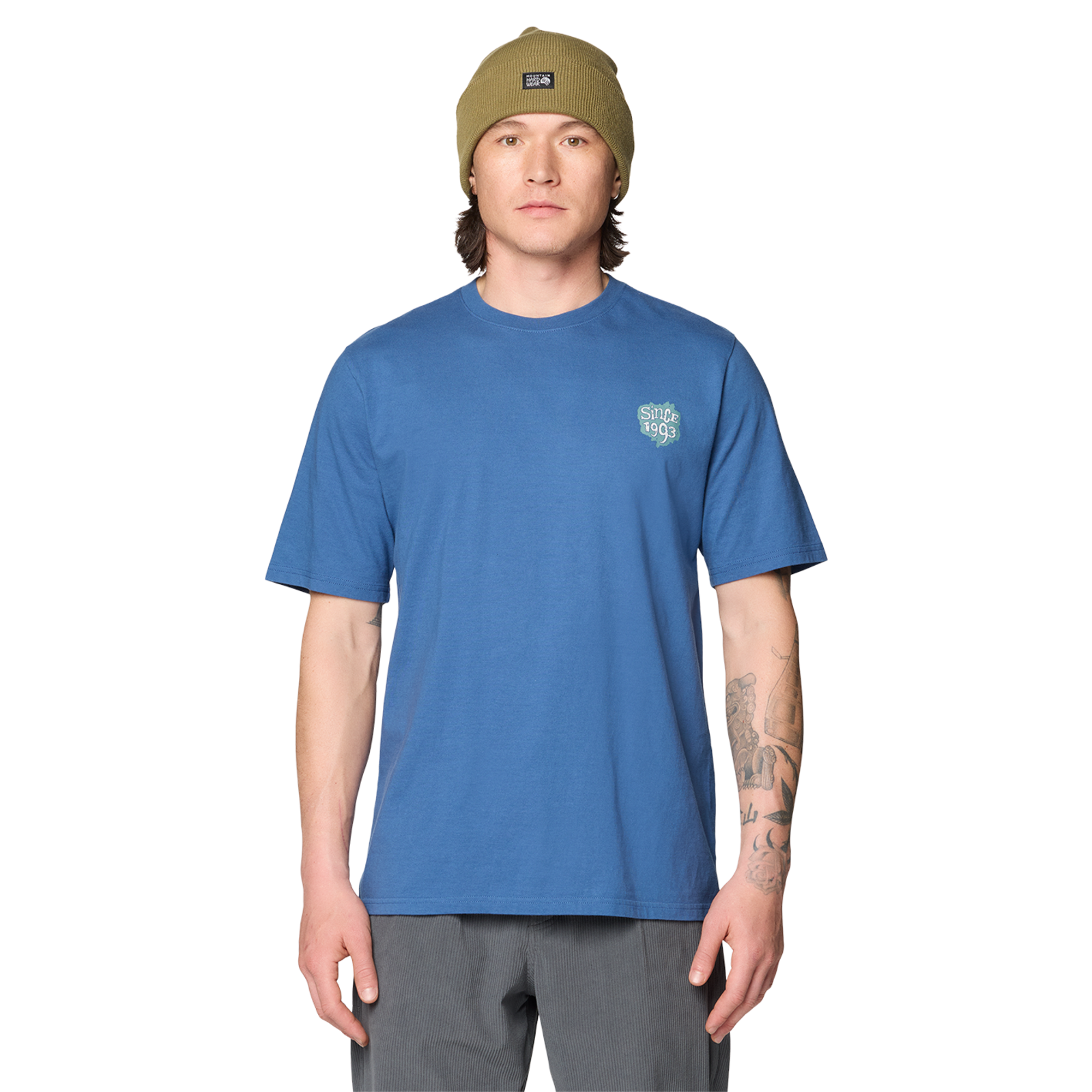Mountain Hardwear M MHW 90s Type Tilt Graphic SS, Better blue 452, Grösse: M