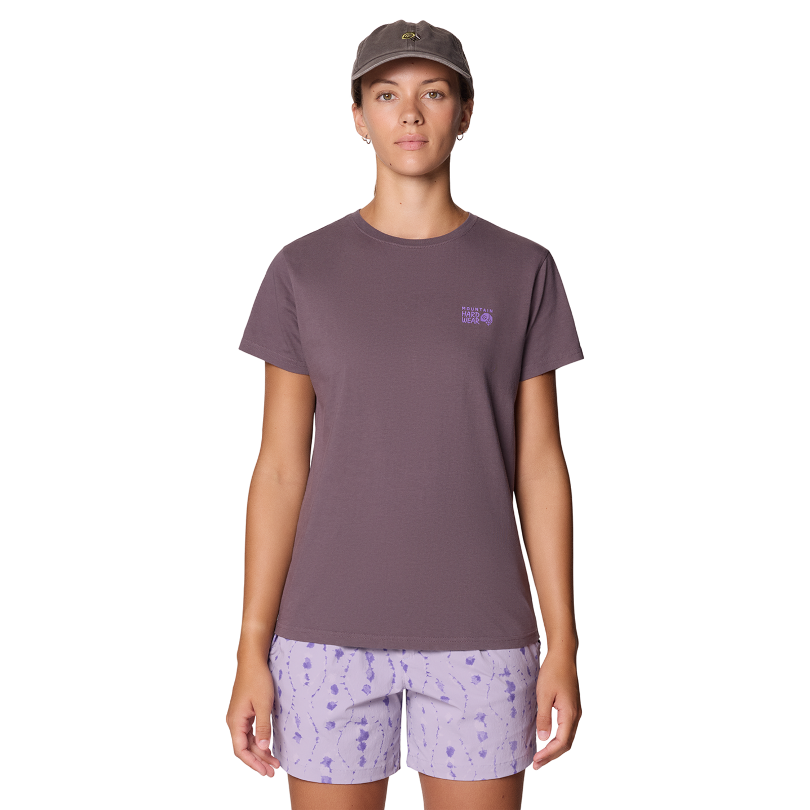 Mountain Hardwear W MHW Logo™ Standard Short Sleeve, Purple sage 574, Grösse: XS