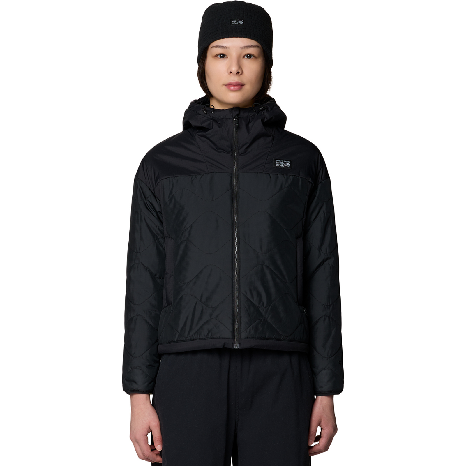 Image of Mountain Hardwear W Après Pro™ Insulated Hooded Jacket, Black 090, Grösse: L