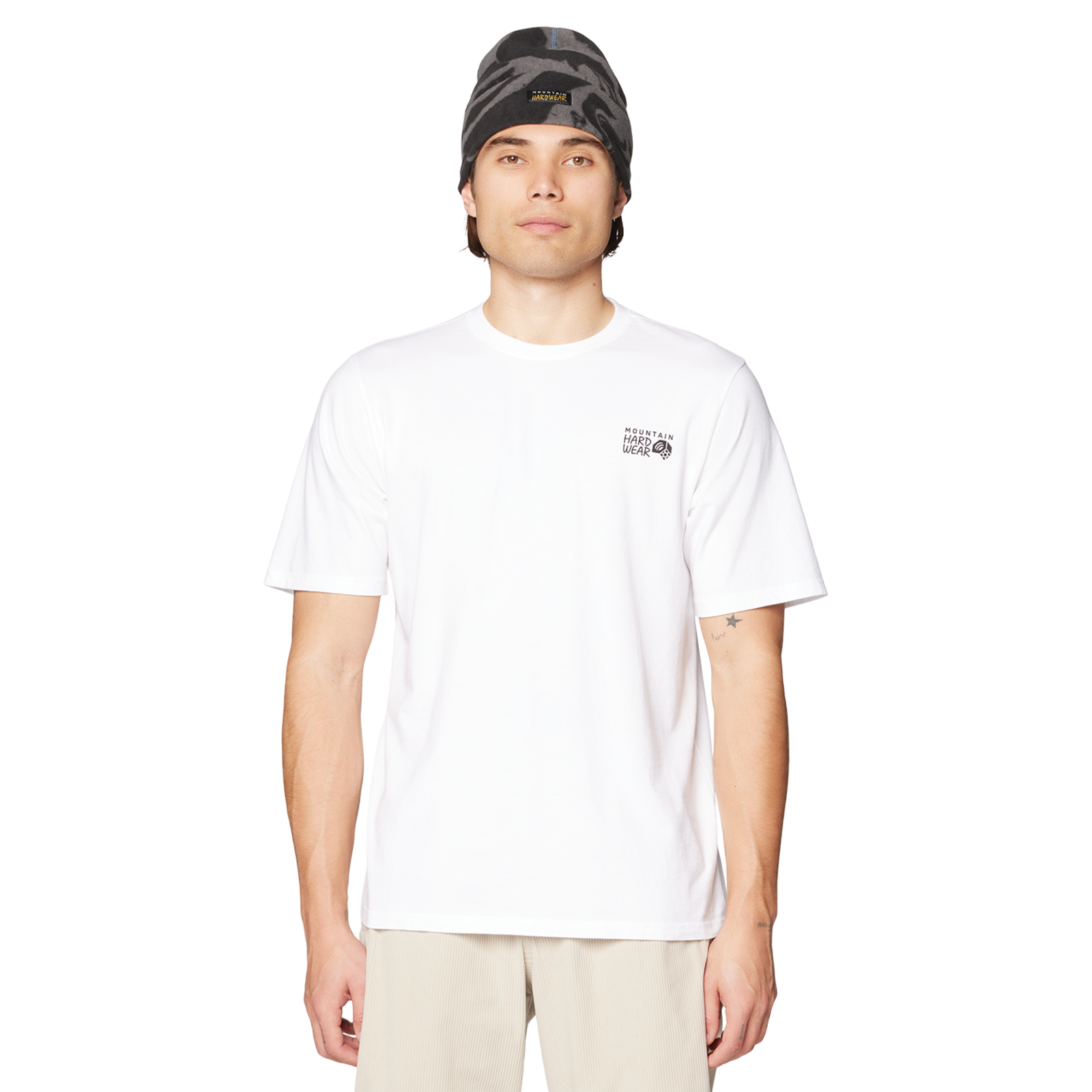Mountain Hardwear M MHW™ Box Logo Short Sleeve, White 100, Grösse: S