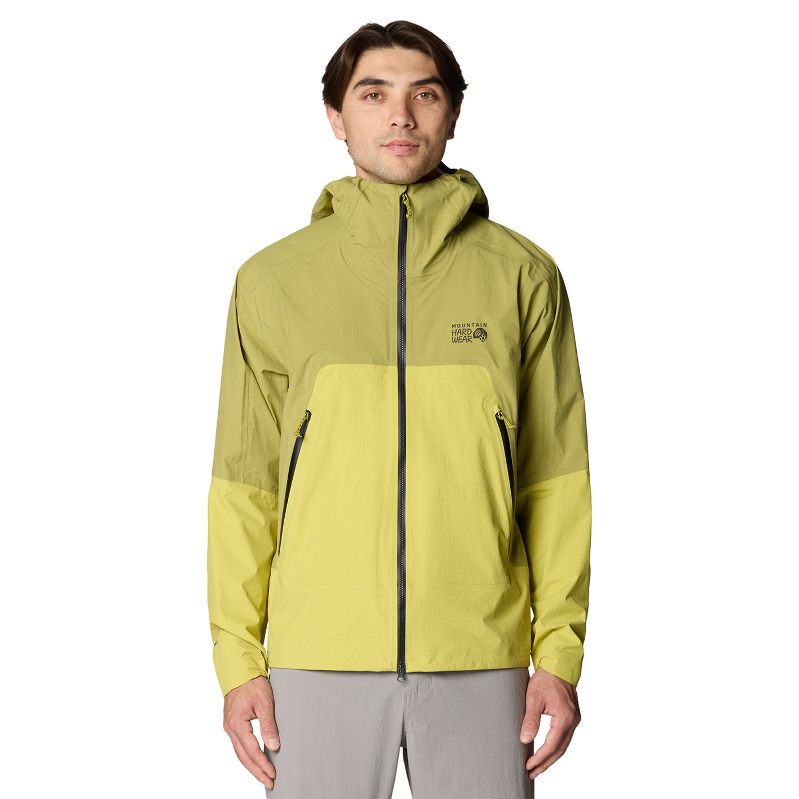 Mountain Hardwear M Cloud Cipher™ Hooded Jacket, Lucky chard, bright fatigue 344, Grösse: S