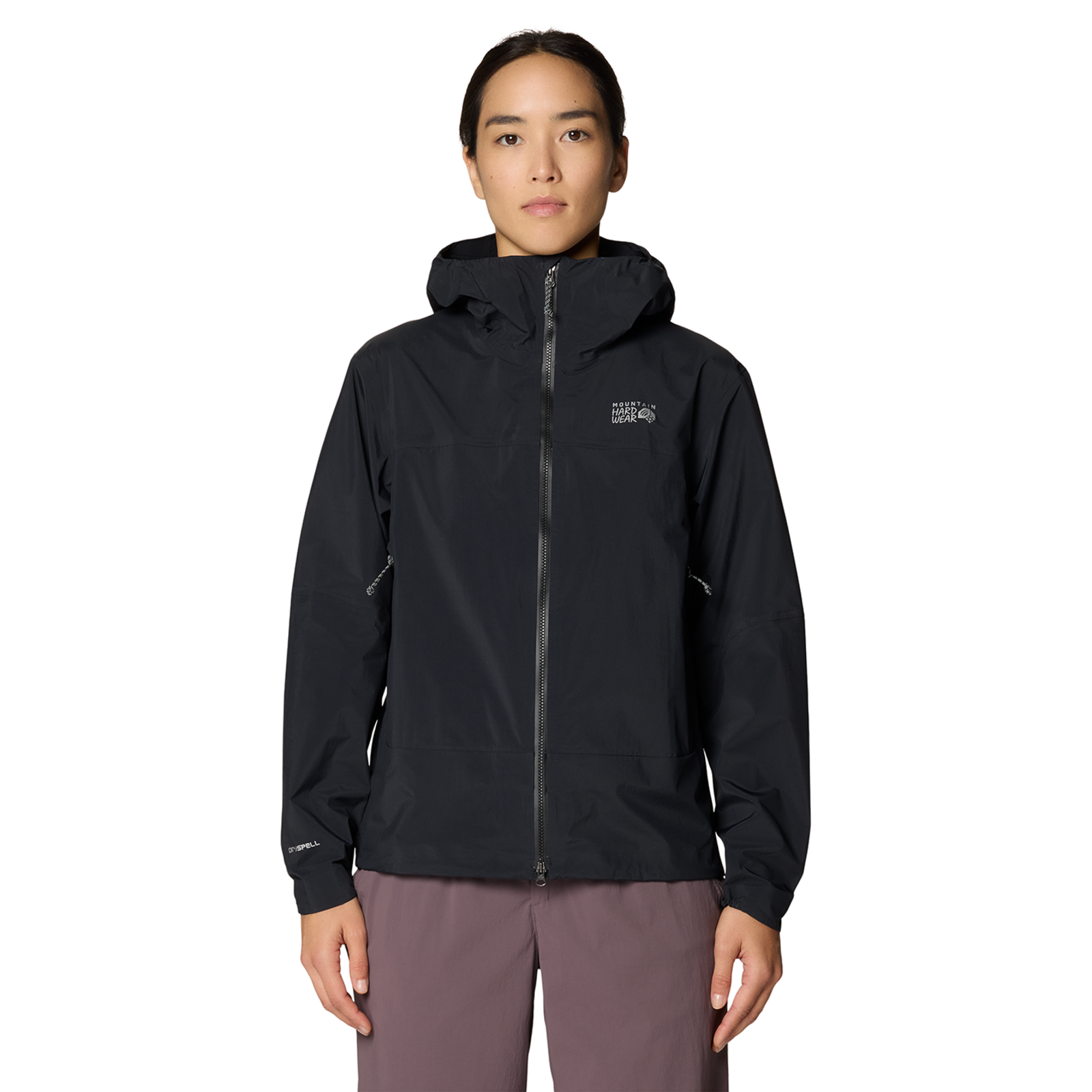 Mountain Hardwear W Cloud Cipher™ Hooded Jacket, Black 010, Grösse: XS