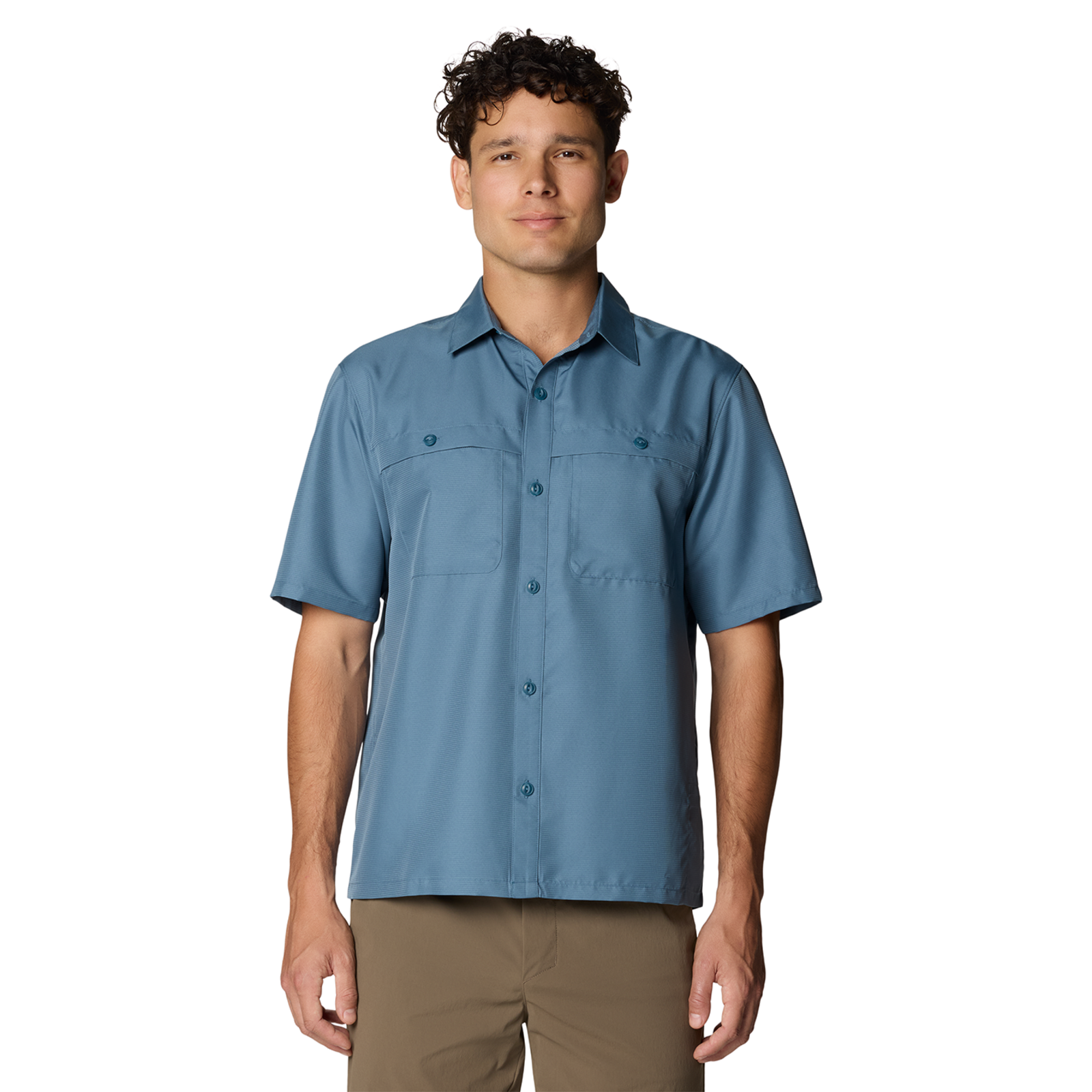 Mountain Hardwear M Sun Drift™ Cooling Short Sleeve Shirt, blau, Grösse: S