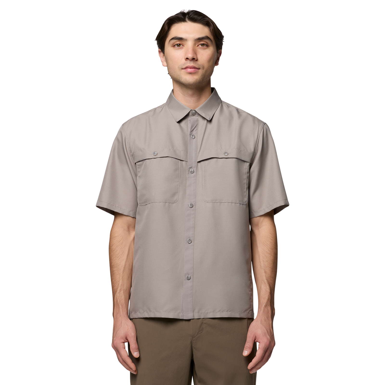 Mountain Hardwear M Sun Drift™ Cooling Short Sleeve Shirt, grau, Grösse: S