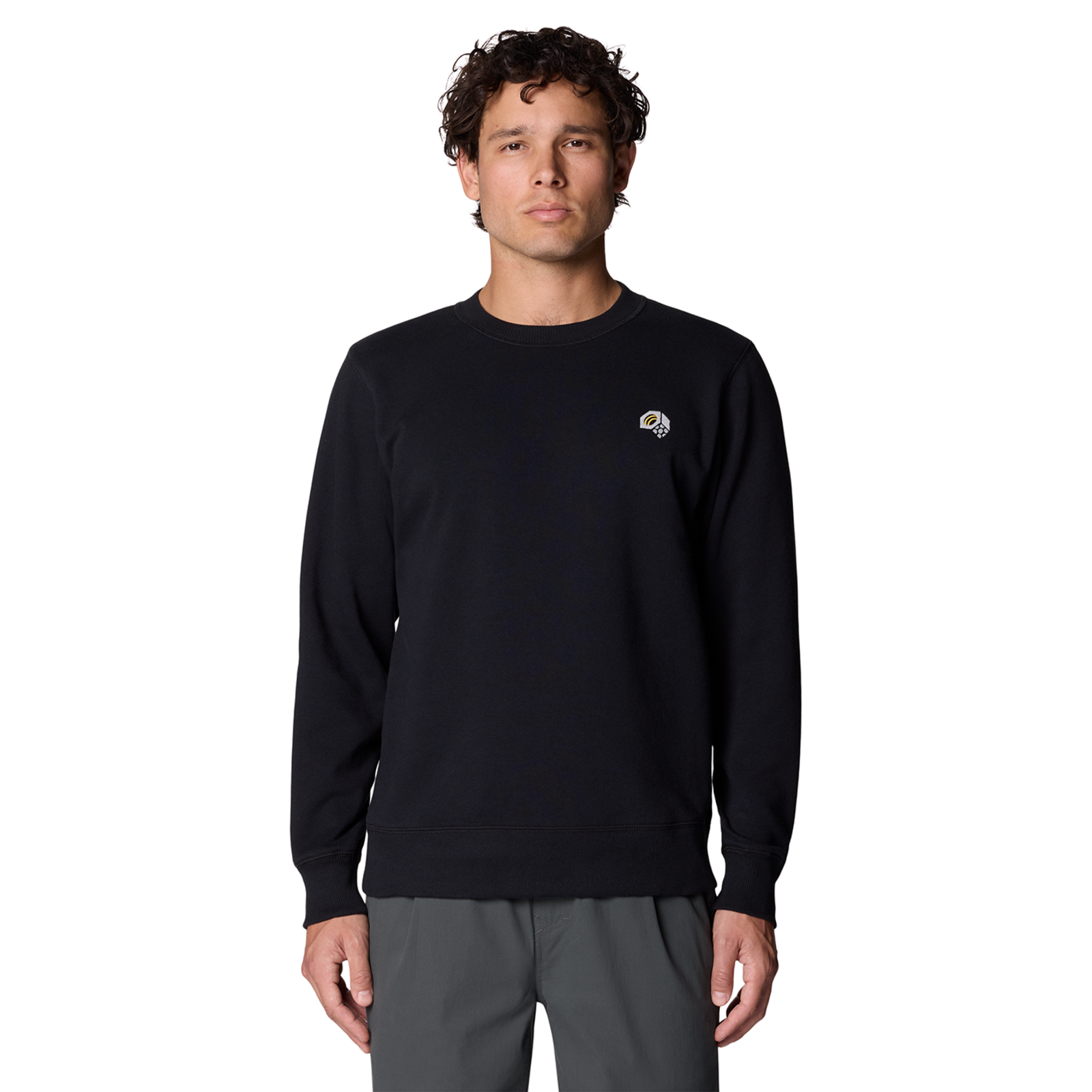 Mountain Hardwear M MHW Logo Pullover Crew, schwarz, Grösse: S