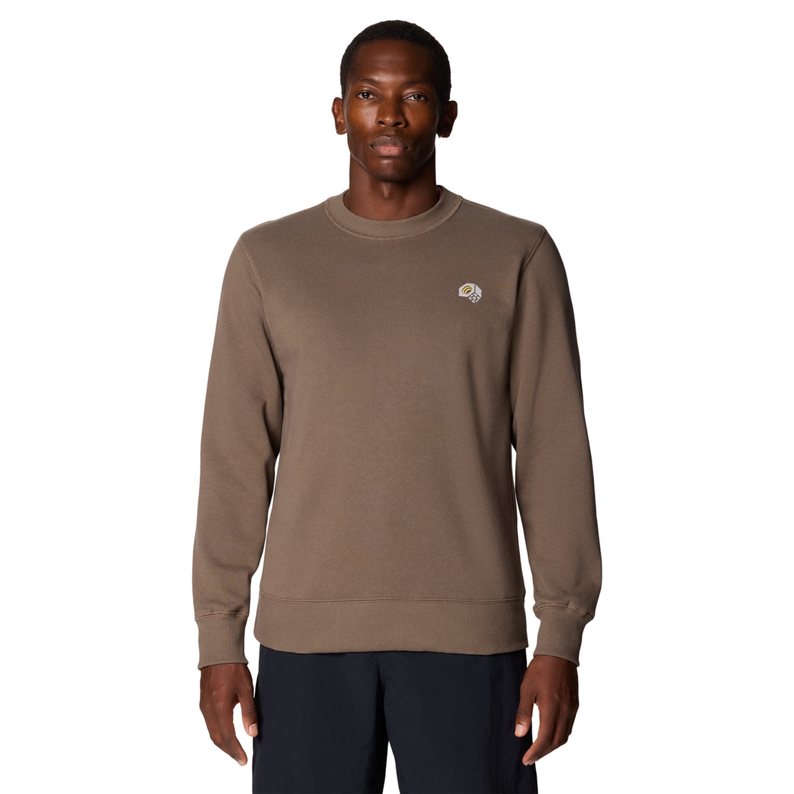 Mountain Hardwear M MHW Logo Pullover Crew, braun, Grösse: S