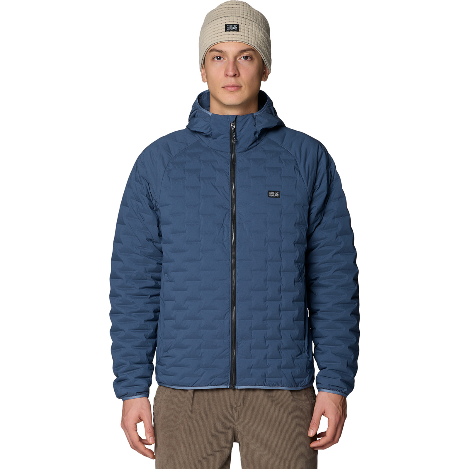 Image of Mountain Hardwear M Stretchdown™ Light Hooded Jacket, blau, Grösse: L
