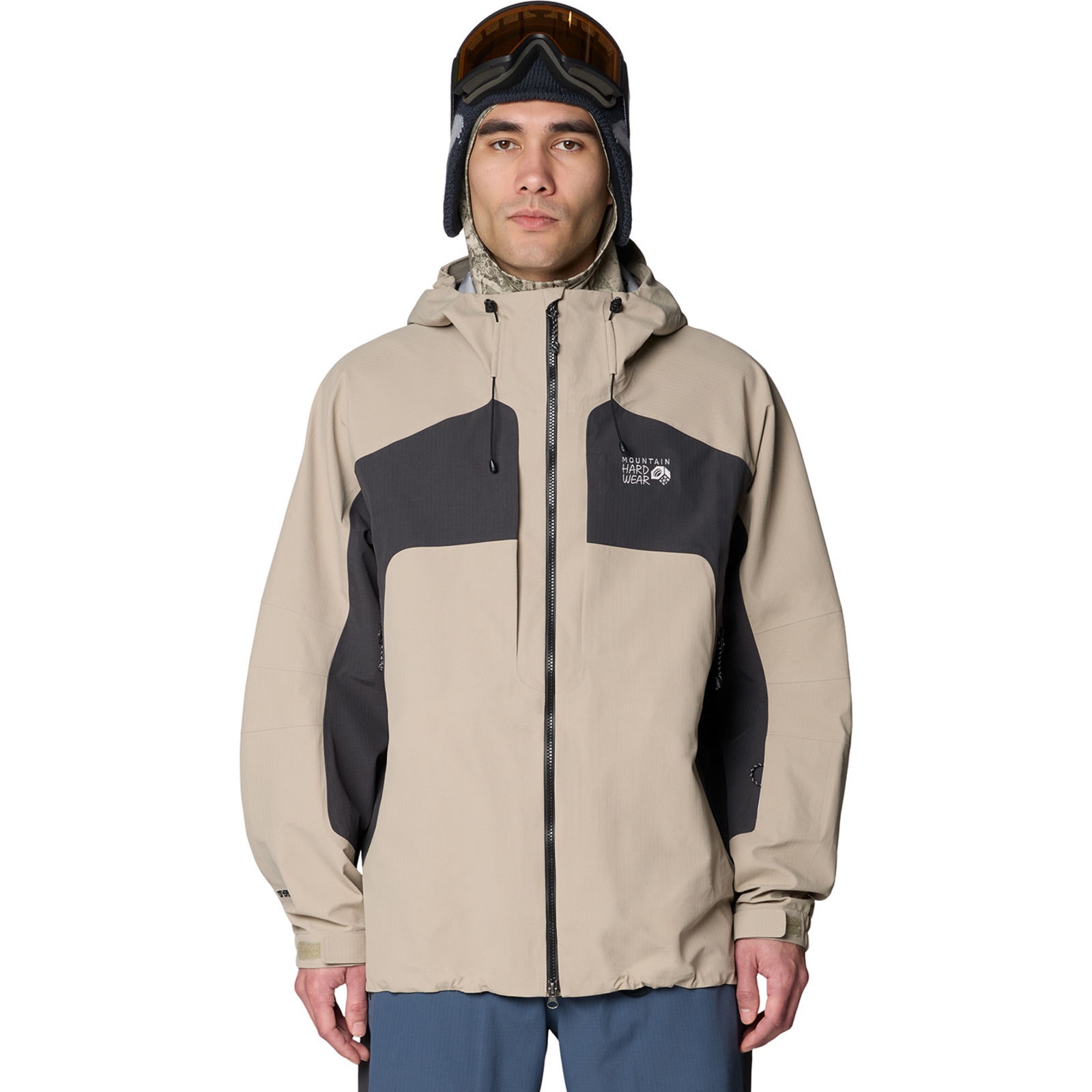 Image of Mountain Hardwear M Warp Factor™ 3L Hooded Jacket, Badlands, shark 366, Grösse: S