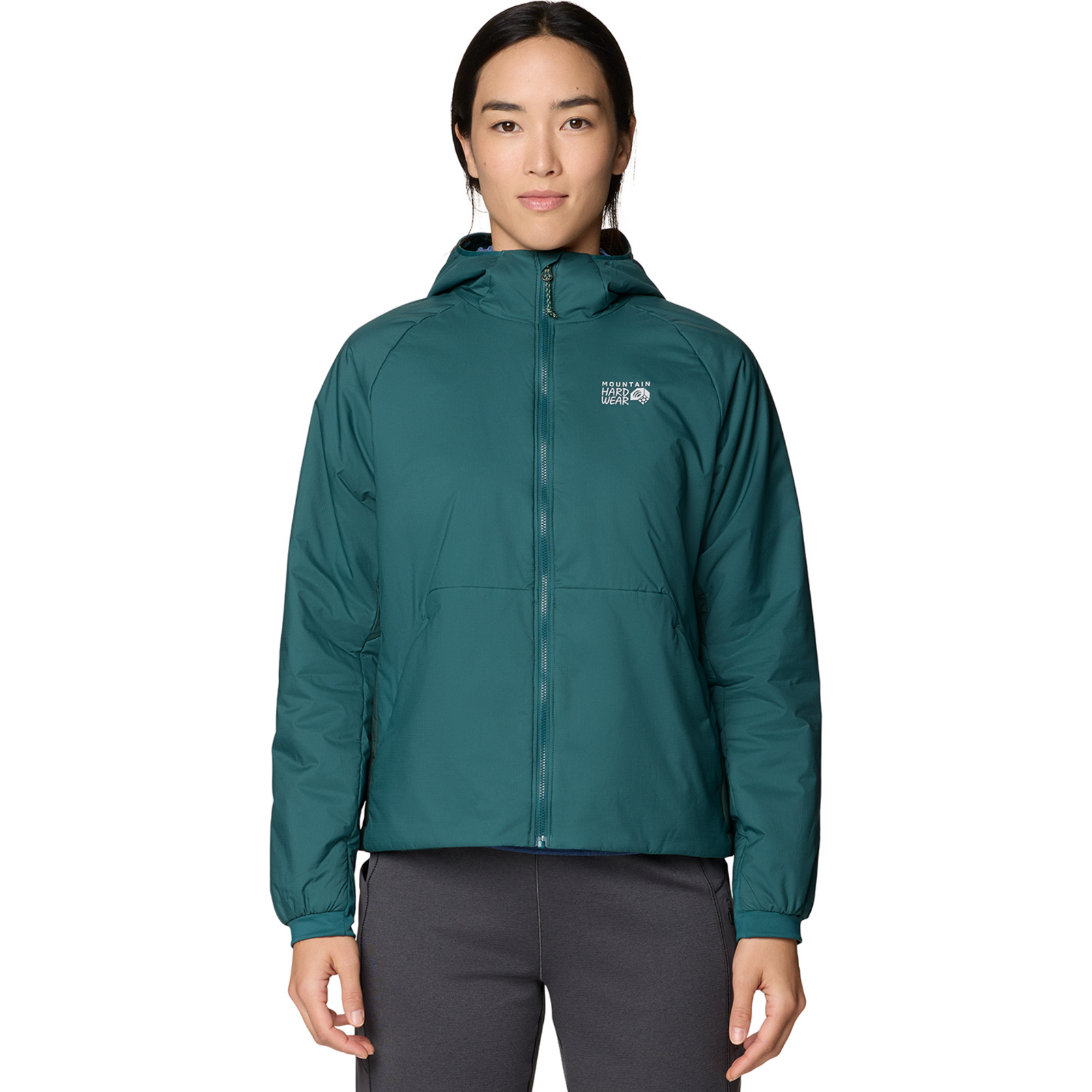 Image of Mountain Hardwear W Kor Alloy™ Hooded Jacket, Aqua green, verve 318, Grösse: L