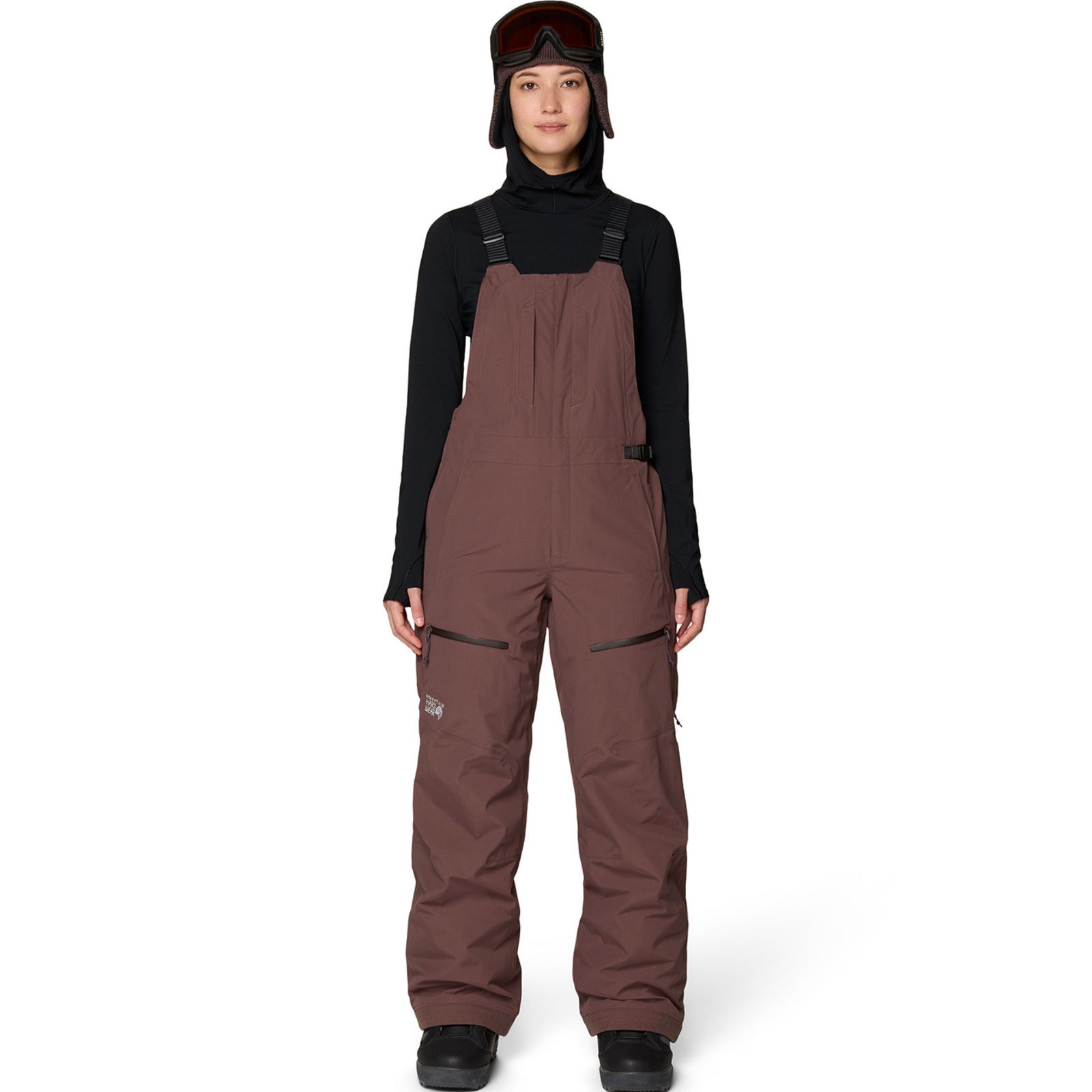 Image of Mountain Hardwear W Warp Factor™ Bib, Carob 219, Grösse: XS