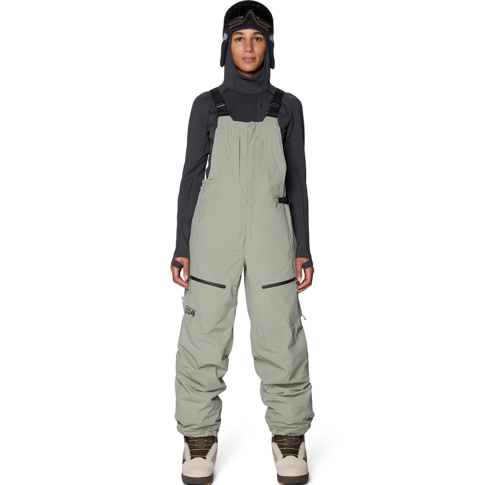 Image of Mountain Hardwear W Warp Factor™ Bib, Silt grey 051, Grösse: M