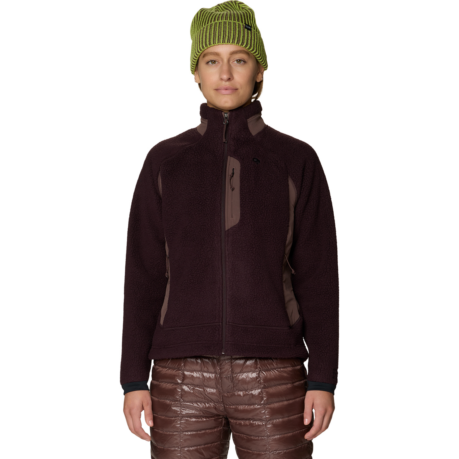 Image of Mountain Hardwear W Deep Drift™ Fleece Full Zip, braun, Grösse: XL