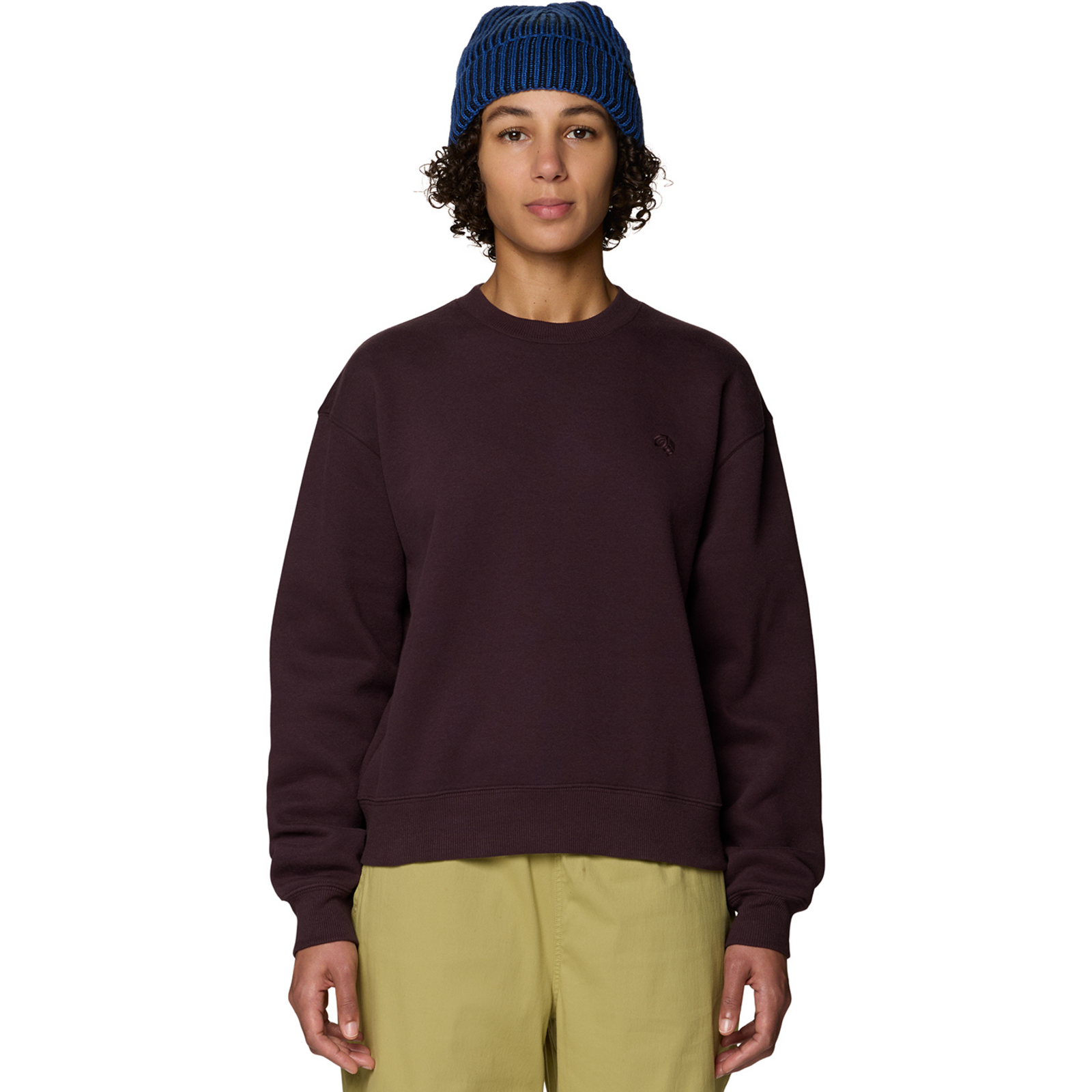 Image of Mountain Hardwear W MHW™ Logo Pullover Crew, Deep mulberry 510, Grösse: L