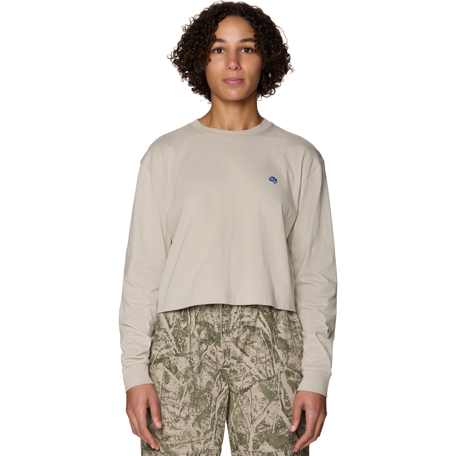 Image of Mountain Hardwear W MHW™ Seeking Wilder Paths Crop Long Slee, Sandblast 217, Grösse: L