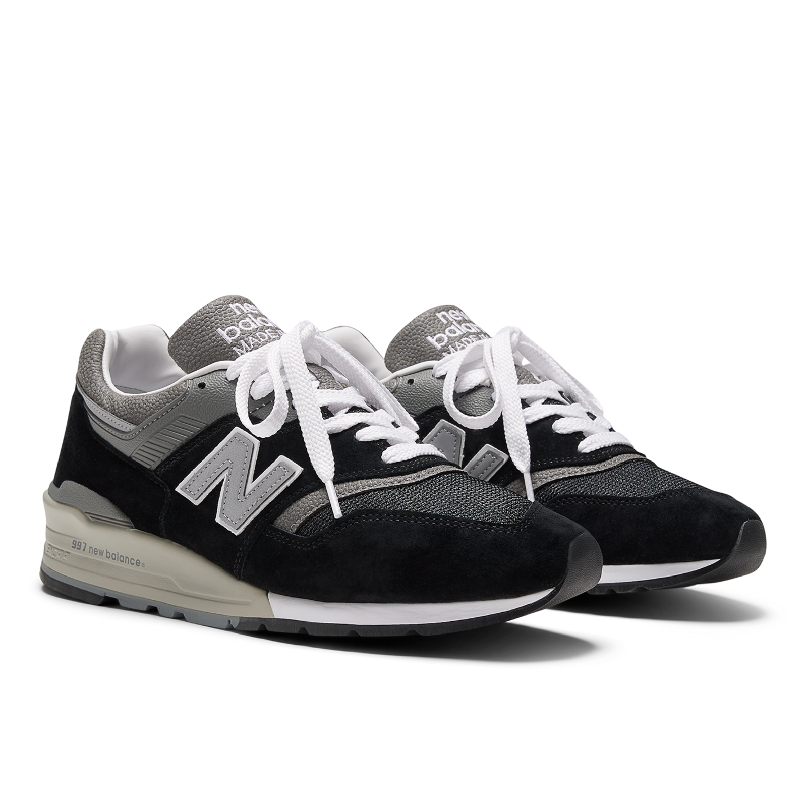 New Balance M 997 Made in USA Freizeitschuhe / Sneaker unisex, schwarz, Grösse: 44